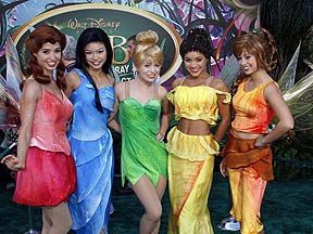 Real Life Pixie Hollow Fairies (Rosetta, Silvermist, Tinkerbell, Iridessa and Fawn) Girl Group Halloween Costumes, Best Group Halloween Costumes, Fairy Costumes, Cute Group Halloween Costumes, Friend Costumes, Fairy Halloween Costumes, Trio Halloween Costumes, Best Friend Halloween Costumes, Halloween Coustumes