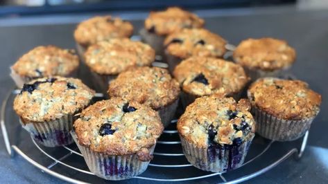 LEMON CHIA SEED BLUEBERRY SUPERHERO MUFFINS Superhero Muffins, Run Fast Eat Slow, Chia Muffins, Poppy Seed Muffins, Lemon Poppyseed Muffins, Run Fast, Muffin Recipe, Blueberry Muffins, Recipe Healthy