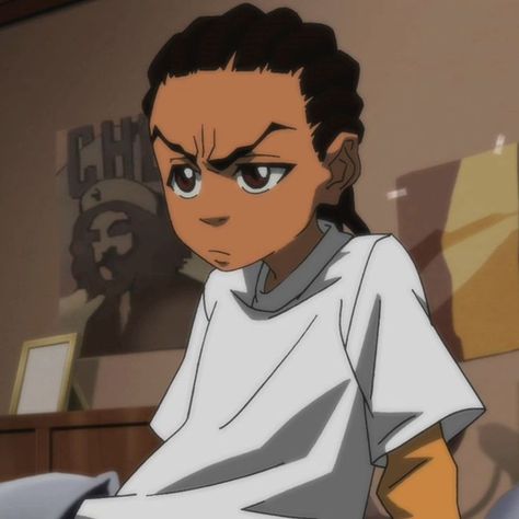 The Boondocks, Anime Character, Hair, Anime, White, Black