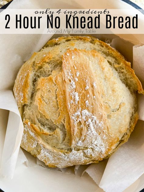 Homemade Crusty Bread, Overnight Bread, Make Your Own Bread, Dutch Oven Bread, Knead Bread Recipe, Bread At Home, Breaking Bread, Artisan Bread Recipes, Make Bread