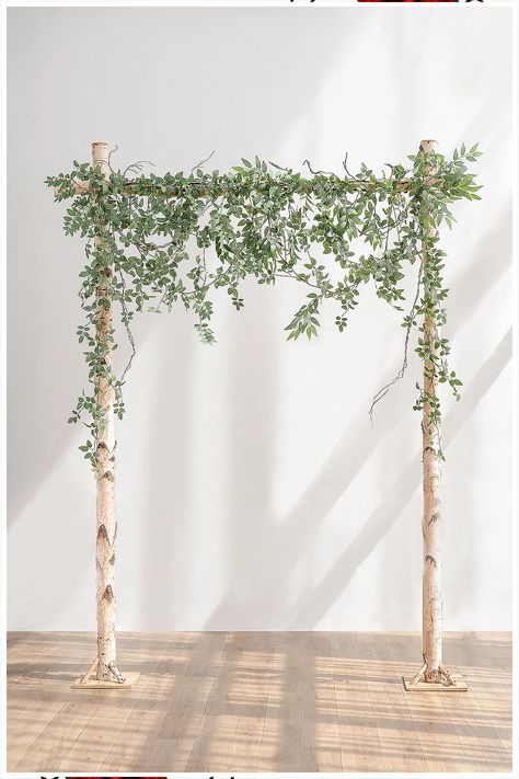 Winter Wedding Arch - Lack of Time? Stop searching and buy it from Amazon.com - Visit IMMEDIATELY!! Faux Flower Arch, Wedding Arch Alternative, Green Wedding Arch, Greenery Wedding Arch, Wedding Arch Greenery, Winter Wedding Arch, Simple Wedding Arch, Bougainvillea Wedding, Ceremony Arches