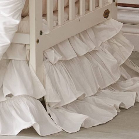 Amazon.com: Brandream Boho Bohemian Girl Baby Nursery Crib Bed Skirt Dust Ruffle - Neutral Solid Color Beige Farmhouse Chic 100% Washed Cotton Ruffle : Baby Crib Bed Skirt, Nursery Bed, Ruffle Crib Skirt, Bohemian Nursery, Crib Bed, Crib Skirt, Sweet Jojo Designs, Dust Ruffle, Toddler Sleep