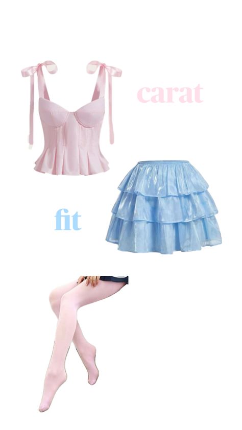 seventeen carat inspired outfit (all items found on shein) Kpop Concert Outfit, Concert Outfit, Seventeen, Makeup Looks, Outfit Inspirations, Concert, Outfit Inspo, Color, Make Up Looks