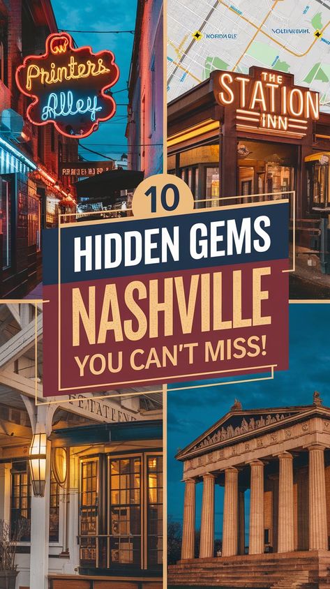 10 Hidden Gems in Nashville You Can’t Miss! Nashville Trip Itinerary, Where To Stay In Nashville Tennessee, Places To Visit In Nashville Tn, Nashville What To Do, Free Things To Do In Nashville, Nashville Places To Stay, The Gulch Nashville Shops, Things To Do In Nashville For Couples, Best Places To Stay In Nashville