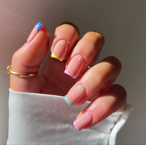 #perfectnails #squarenails #prettyhand #prettynails #shortnaildesigns Summer Nails 2023, Beauty Hacks Nails, Acrylic Toe Nails, Nude Nail Designs, Summery Nails, Basic Nails, Short Square Acrylic Nails, Nails Only, Nails 2023