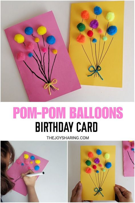 Birthday Card Craft Ideas, Craft Ideas For Birthday, Ideas For Birthday Cards, Card Craft Ideas, Craft Ideas For Preschoolers, Card Homemade, Ideas For Preschoolers, 11 Birthday, Homemade Ideas