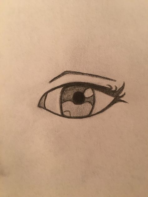 Eye Drawing (Easy) Quick Sketches Easy Simple, Small Eyes Drawing Easy, Easy Eyes Drawings For Beginners, Easy Eyes Drawings, Easy Eye Sketches, Eyes To Draw, Cool Eye Drawings, Easy Eye Drawing, Eye Ideas