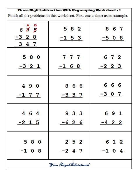 2 Digit Borrow Subtraction – Regrouping – 4 Worksheets Subtraction Borrowing, Subtraction With Borrowing, Subtraction With Regrouping Worksheets, Rounding Worksheets, Math Subtraction Worksheets, Worksheets 3rd Grade, Third Grade Worksheets, Regrouping Subtraction, Third Grade Math Worksheets