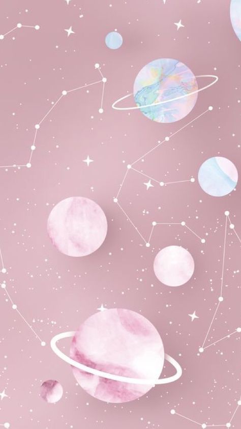 Celestial Aesthetic, Pink Inspiration, Rose Gold Wallpaper, Pink Wallpaper Backgrounds, Pink Images, Planets Wallpaper, Instagram Photo Ideas Posts, Photo Makeup, Heart Sign