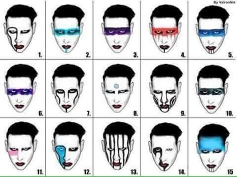 Marilyn Manson Makeup, Festival Hair Braids, Marilyn Manson Art, Brian Warner, London After Midnight, Beatles Pictures, Alt Makeup, Goth Glam, Face Painting Halloween