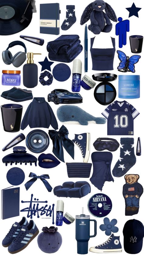 #navy #navyblue #blue #asthetic #moodboard #fyp #moodboards #cute #giftideas Navy Blue Birthday, Blue Stuff, Birthday Stuff, Outfit Inspo Casual, Blue Birthday, Blue Aesthetic, Mood Boards, Favorite Color, Mood Board