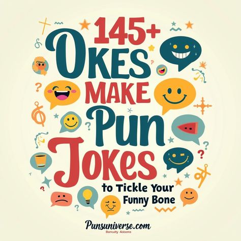 Get ready to LOL with our collection of 145+ puns and jokes that are sure to tickle your funny bone! 😂💥 Whether you're a pun-derful friend or just need a giggle break, these witty one-liners will have you chuckling in no time. Perfect for sharing the laughs! #puns #funny #jokes #humor #comedy #laughter #silliness #wordplay #funnymemes Ocean Puns, Work Puns, Taco Puns, Pun Jokes, Puns Funny, Jokes Humor, Witty One Liners, Animal Puns, Best Puns