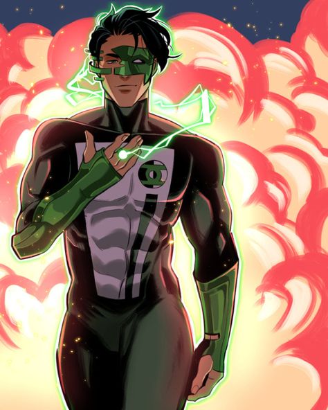 Green Lantern Kyle Rayner Art by the Inkwell Kyle Rayner Green Lantern, Green Lantern Kyle Rayner, Kyle Rayner, Green Lanterns, Green Lantern Hal Jordan, Dc Comics Heroes, Green Lantern Corps, Univers Dc, Nine Inch Nails