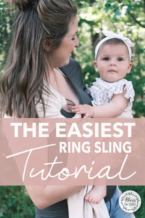 How To Use A Ring Sling, No Sew Ring Sling, Ring Sling Newborn, Baby Wrap Tutorial, Ring Sling Tutorial, Diy Ring Sling, Baby Sling Wrap, How To Wear Rings, Sling Carrier