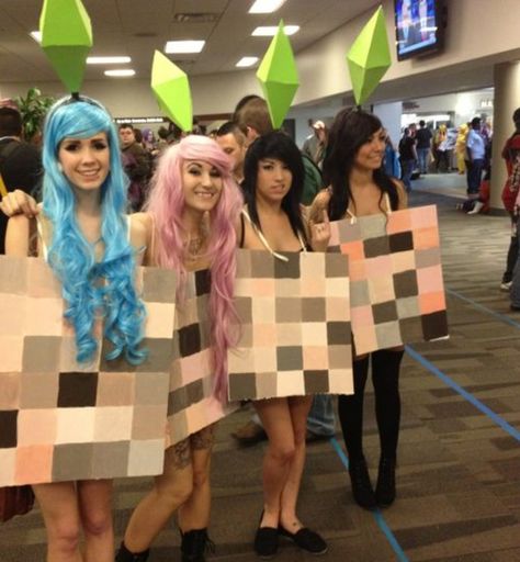 Sims Costume, Group Cosplay, Trio Halloween Costumes, Play Sims, Help The Environment, Take A Shower, New Green, Cosplay Outfits, Cool Costumes