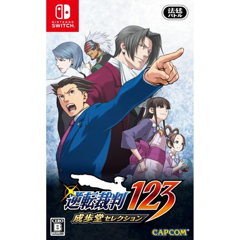 Gyakuten Saiban 123: Naruhodo Selection * In stock, usually ships within 24hrs * Rookie attorney Phoenix Wright's first three games, all in one package! * There's been a murder! Uncover the truth to save your Innocent client! Now with improved gameplay features! * Games Included - Gyakuten Saiban: Yomigaeru Gyakuten, Gyakuten Saiban 2, and Gyakuten Saiban 3Defend the innocent and save the day! Courtroom hero Ryuichi Naruhodo lays down the law in the release of Gyakuten Saiban 123: Naruhodo Selec Phoenix Wright Ace Attorney, Phoenix Wright, Ace Attorney, Video Games Pc, Nintendo Switch Games, Skylanders, Playstation 4 (ps4), Game Time, Nintendo 3ds