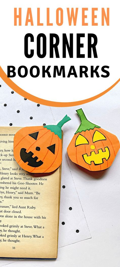 Craft For Kids With Paper, Pumpkin Craft For Kids, Bat Party, Bookmark Corner, Halloween Origami, Orange Craft, Fun Halloween Games, Pumpkin Craft, Pumpkin Uses