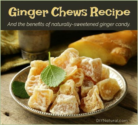 Ginger Chews Recipe, Homestead Apothecary, Ginger Root Recipes, Ginger Candy Recipe, Ginger Candy, Ginger Chews, Benefits Of Ginger, Healing Tea, Homemade Chips