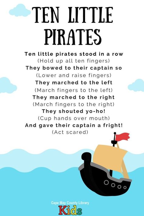 Pirate Science Preschool, Pirate Prek Activities, Toddler Pirate Activities, Preschool Pirate Activities, Pirate Crafts Preschool, Pirate Activities Preschool, Preschool Pirates, Storytime Songs, Pirate Songs