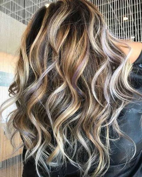 67 Hair Highlights Ideas, Highlight Types, and Products Explained [2019] Blonde Highlights On Brown, Dark Chocolate Hair Color, Blonde Highlights On Brown Hair, Bombshell Blonde, Highlights On Brown Hair, Dark Chocolate Hair, Blonde Highlights On Dark Hair, Hair Color Chocolate, Fesyen Rambut