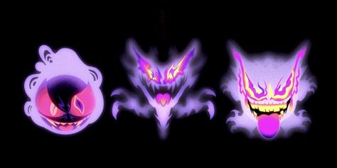 Gastly, Haunter, & Gengar. (Im not the artist.) Y2k Icons, Y2k Background, Cute Twitter Headers, Bakugou Manga, Twitter Header Pictures, Y2k Wallpaper, Header Pictures, Banner Gif, Cover Art Design