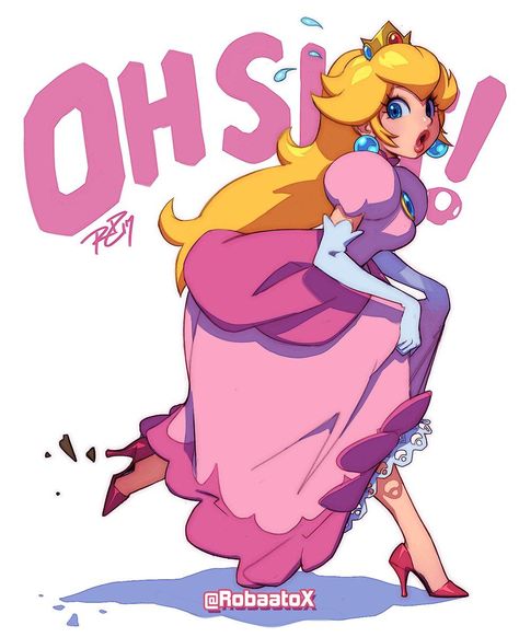 Harmonie Mario, Super Princess Peach, Super Mario Princess, Super Princess, Peach Mario, Mario Fan Art, Nintendo Princess, Nintendo Fan Art, Gameboy Color