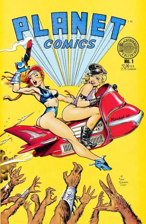 Dave Stevens, Planet Comics, 1 April, Pulp Art, Horror Comics, Science Fiction Art, Comic Book Covers, Graphic Novels, Good Girl