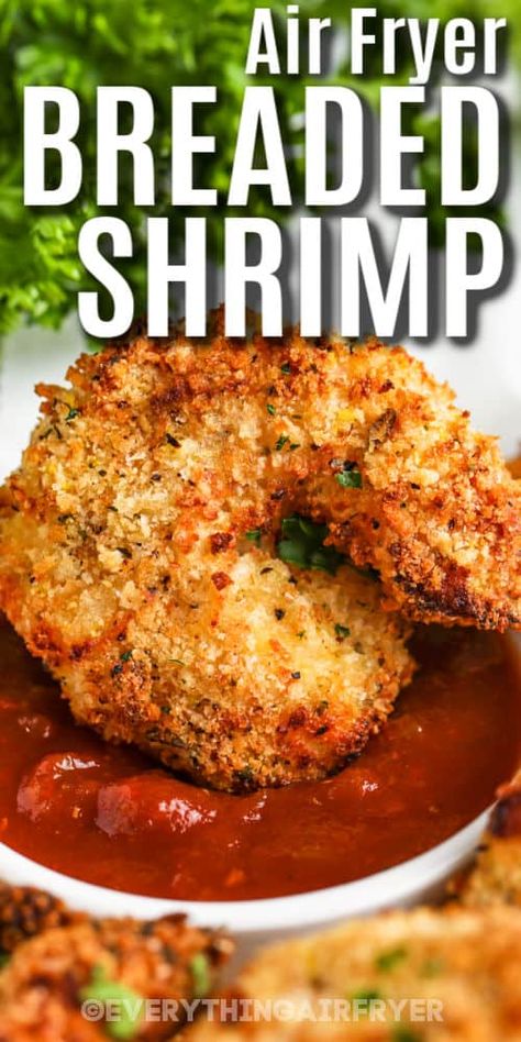 Battered Shrimp Recipes, Shrimp Batter, Air Fryer Fish Recipes, Recipe For Air Fryer, Breaded Shrimp, Crispy Shrimp, Air Fried Food, Airfryer Recipes, Jumbo Shrimp