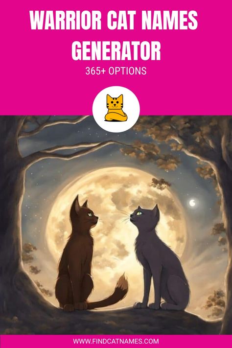 Warrior Cat Names Generator (365+ Options) Warrior Name Generator, Warrior Cats Name Generator, Snow Song, Names Generator, Warrior Cat Names, Cats Name, Rare Names, Warrior Names, Red Names