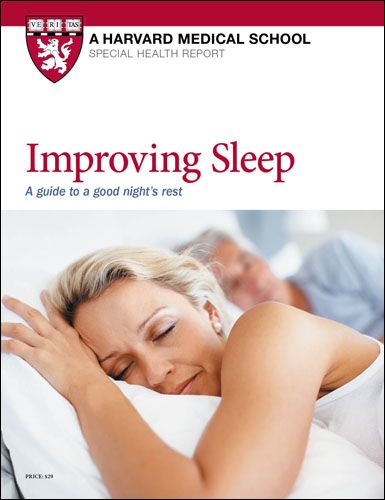 Woman in bed on side sleeping, man in blue pajamas in background sleeping too Sleep More, Sleep Medicine, Ways To Sleep, Medical School Studying, Adequate Sleep, Harvard Medical School, Sleep Problems, Sleeping Habits, Lack Of Sleep