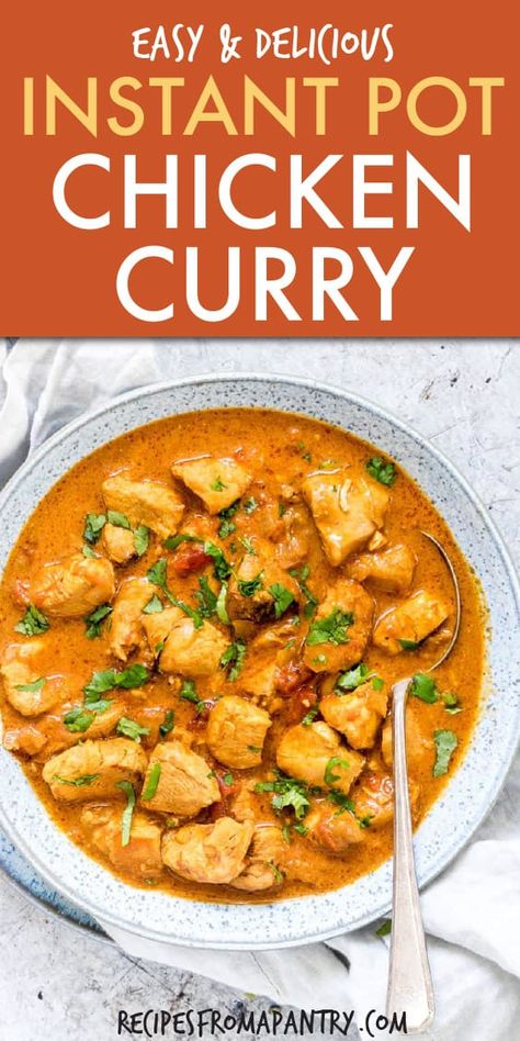 Whole 30 Curry, Paleo Curry Recipes, Instant Pot Curry Chicken, Best Chicken Curry, Instant Pot Curry, Best Chicken Curry Recipe, Paleo Curry, Chicken Curry Recipe, Pot Recipes Easy