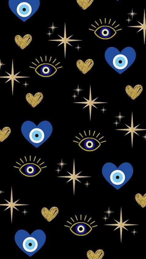 Evil Eye Wallpaper, Eye Wallpaper, Evil Eye Art, Tela Iphone, Spiritual Wallpaper, Eyes Wallpaper, Creation Art, Wallpaper Doodle, Iphone Wallpaper Pattern