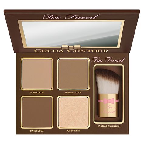 Too Faced Cocoa Contour Palette Alat Makeup, Contour Kit, Contour Palette, Too Faced Makeup, Face Contouring, Pink Makeup, Contour Makeup, Too Faced Cosmetics, Makeup Palette