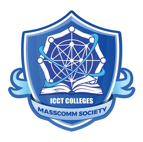 2020 ICCT Mass Communication Society Logo Design by Buboy Ranido  v4c2  #MassCommunication #ICCTColleges #Logo #LogoMaterial #heyiambuboyranido Society Logo Design, Mass Communication, Communication, Enamel Pins, Logo Design, Design