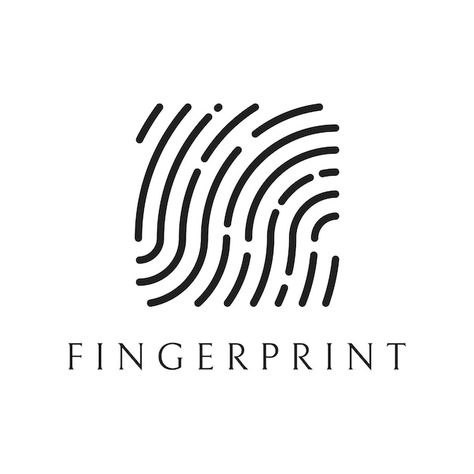 Finger Print Illustration, Finger Print Logo Design, Finger Print Design, Finger Print Pattern, Thumb Print Art, Fingerprint Logo, Museum Logo, Education Logo Design, Brand Elements