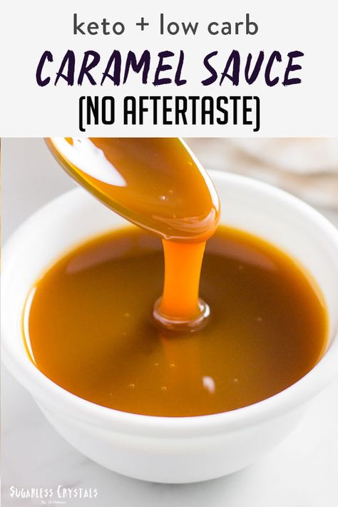 Keto Caramel Sauce, Keto Caramel, Keto Sauces, Postre Keto, Keto Friendly Desserts, Monk Fruit, Low Carb Sweets, Sugar Free Desserts, Low Carb Recipes Dessert