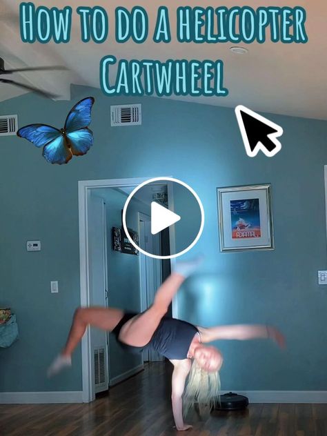 Lemon8 · Helicopter Cartwheel Tutorial!🦋 · @Cloe✨ How To Do A Helicopter Cartwheel, Helicopter Cartwheel, Cartwheel Tutorial, Open App, I Can Do It, Best Love, Baby Products, Helicopter, New Baby Products