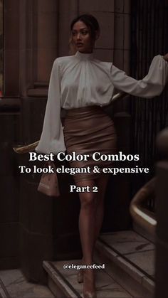 Best Color Combos, Expensive Outfits, Rich Outfits, Mommy Fashion, How To Look Expensive, Colour Combinations Fashion, Color Combos Outfit, Elegant Outfit Classy, Classy Outfits For Women