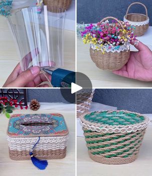 1.8M views · 6.4K reactions | Easy DIY Home Decoration Jute Craft Ideas | Best Out of Waste Material Craft Ideas :) | By Simple Crafts | Facebook Waste Material Craft Ideas, Best From Waste Ideas, English Wallpaper, Craft From Waste Material, Jute Crafts, Best Out Of Waste, Craft Club, Unique Crafts, Plastic Cup