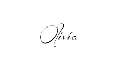 Tattoo Name Olivia using the font style Before the Rain Regular Finger Tattoos Names Fonts, Olivia Tattoo Daughter, Olivia Signature Ideas, Hand Written Tattoos, Olivia Tattoo, Olivia Name, Tattoo Name Fonts, Tatoo Styles, Mother Son Tattoos