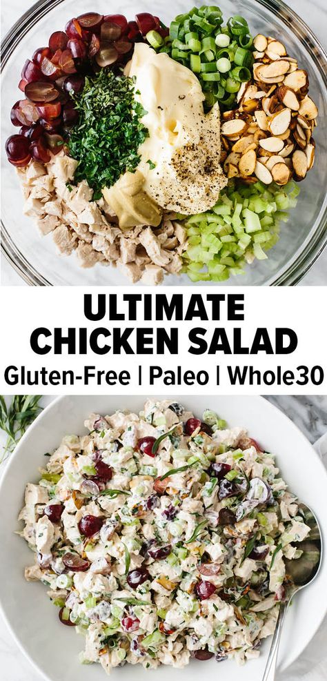 Ultimate Chicken Salad, Recipe Chicken Salad, Healthy Chicken Salad, Chicken Salad Recipe, Recipe Chicken, 140 Pounds, Chicken Salad Recipes, Whole 30 Recipes, Whole 30