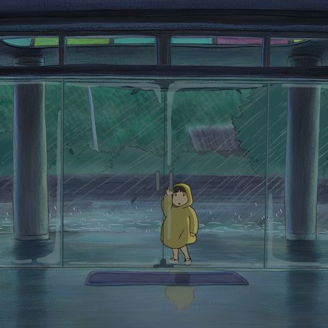 Ponyo Aesthetic Wallpaper, Blue Ghibli, Totoro Aesthetic, Ghibli Studio, Islamic Wallpaper Hd, Ghibli Artwork, Profil Anime, Studio Ghibli Movies, Studio Ghibli Art