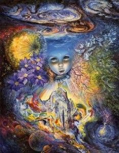 Art Visionnaire, Arte Judaica, Josephine Wall, Child Of The Universe, Hur Man Målar, Tableau Art, Fantasy Paintings, Mystical Art, Fantasy Artist