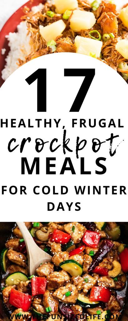 Not looking forward to those cold winter days? Then you have got to try these 17 healthy, frugal crockpot meals. Stay warm and healthy all winter long. #frugalmeals #healthymeals #crockpot #crockpotmeals Healthy Crockpot Meals, Meals Crockpot, Healthy Winter Meals, Easy Crockpot Dinners, Cheap Healthy, Recipes Summer, Cheap Healthy Meals, Chicken Crockpot, Winter Dinner