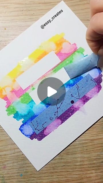 Essy C on Instagram: "Trust your journey! 🙏 #CreateWithEssy
.
.
🌈 🖊: @karinmarkers
📃: @michaelsstores
⚫️ 🖊: @zebrapen_usa
.
 #moderncalligraphy #karinmarkers #arttutorial #letteringtutorial #handlettering #easydiy #diyproject #handmadecards #watercoloring #illustrationnow #dreambig #illustratorsoninstagram #handmadefont #typematters #artstagrams #artprocess #letteringlove #letteringnow #practicedaily #letteringart #madewithmichaels #makeitwithmichaels #moderntype" Diy Watercolor Birthday Card Ideas, Watercolor Birthday Cards Diy, Watercolor Confetti, Background Watercolor Painting, Trust Your Journey, Watercolor Birthday Cards, Watercolor Birthday, Handmade Font, Simple Acrylic Paintings