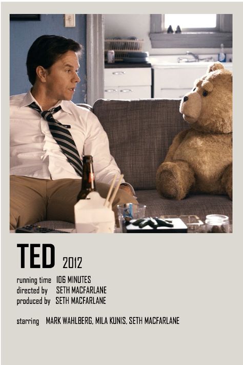 Ted Movie, Movie Character Posters, Movie Hacks, Iconic Movie Posters, Movie Card, Film Posters Minimalist, Perfect Movie, Great Movies To Watch, Film Posters Vintage