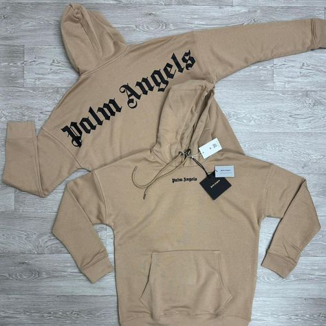 Dark beige palm Angels hoodie with tags 🏷 Free... - Depop Palm Angels Hoodie, Dark Beige, Palm Angels, White Hoodie, Next Day, Bedroom Ideas, Angel, Bedroom, Tags