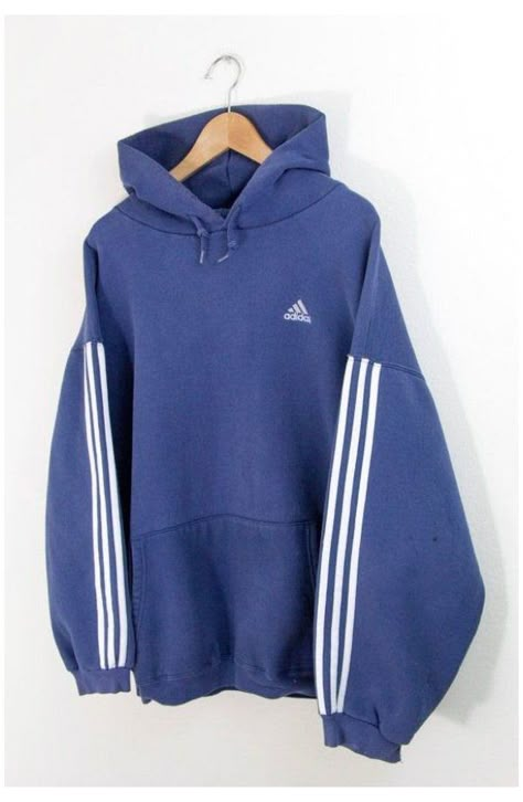 Adidas Jumper, Sweatshirts Hoodie Women, Sweatshirt Adidas, Hoodie Adidas, Adidas Sweatshirt, Adidas Hoodie, Vintage Hoodies, Swaggy Outfits, Blue Adidas