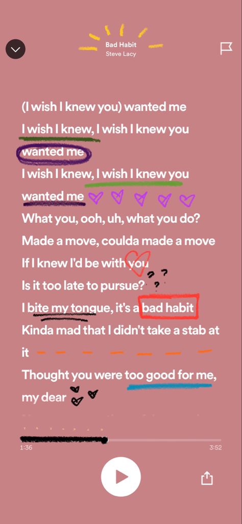 Bad Habits Steve Lacy Aesthetic, Bad Habit Steve Lacy Aesthetic, I Wish I Knew You Wanted Me Steve Lacy, Steve Lacy Quotes, Steve Lacy Spotify, Steve Lacy Lyrics, Bad Habit Steve Lacy, Steve Lacy Aesthetic, Foto Retro