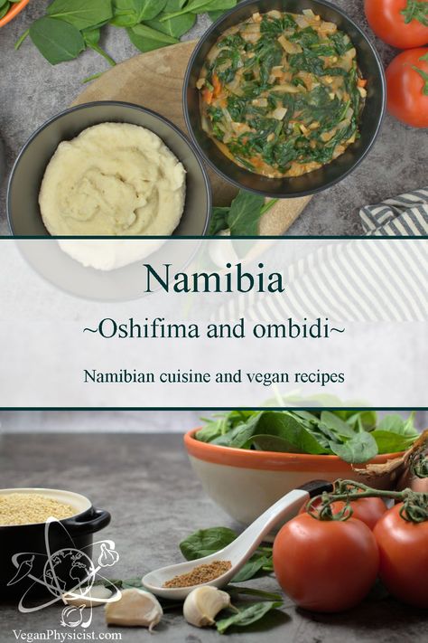 Nigerian Vegan Recipes, Namibian Food, Vegan Ethiopian Food Recipes, African Stew Vegan, Vegan African Peanut Stew, Okra Stew African Vegan, Millet Porridge, Spinach Stew, How To Make Flour